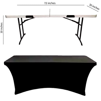 Tattoo bed/ massage bed/ table Spandex Cover (6 ft. Black)