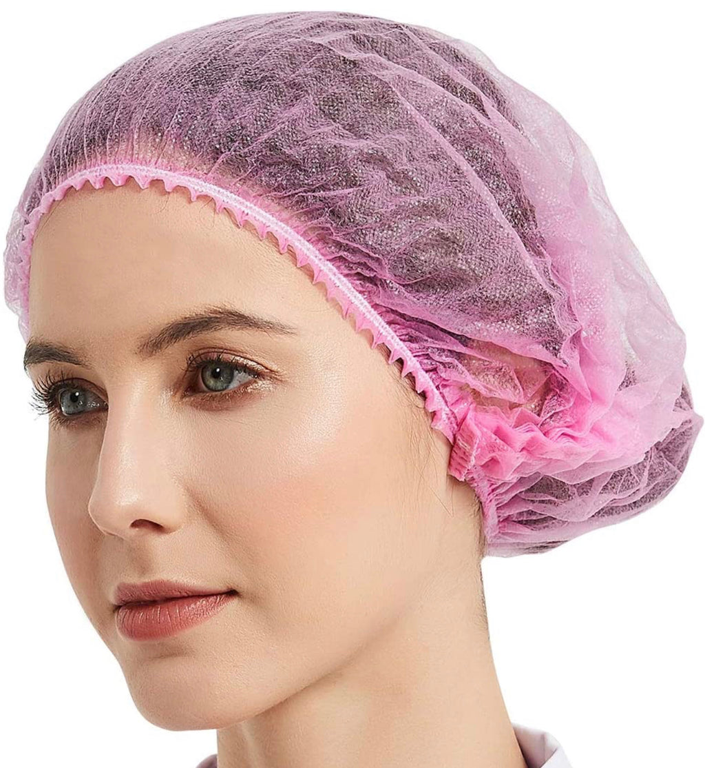 Pink Hair net disposable