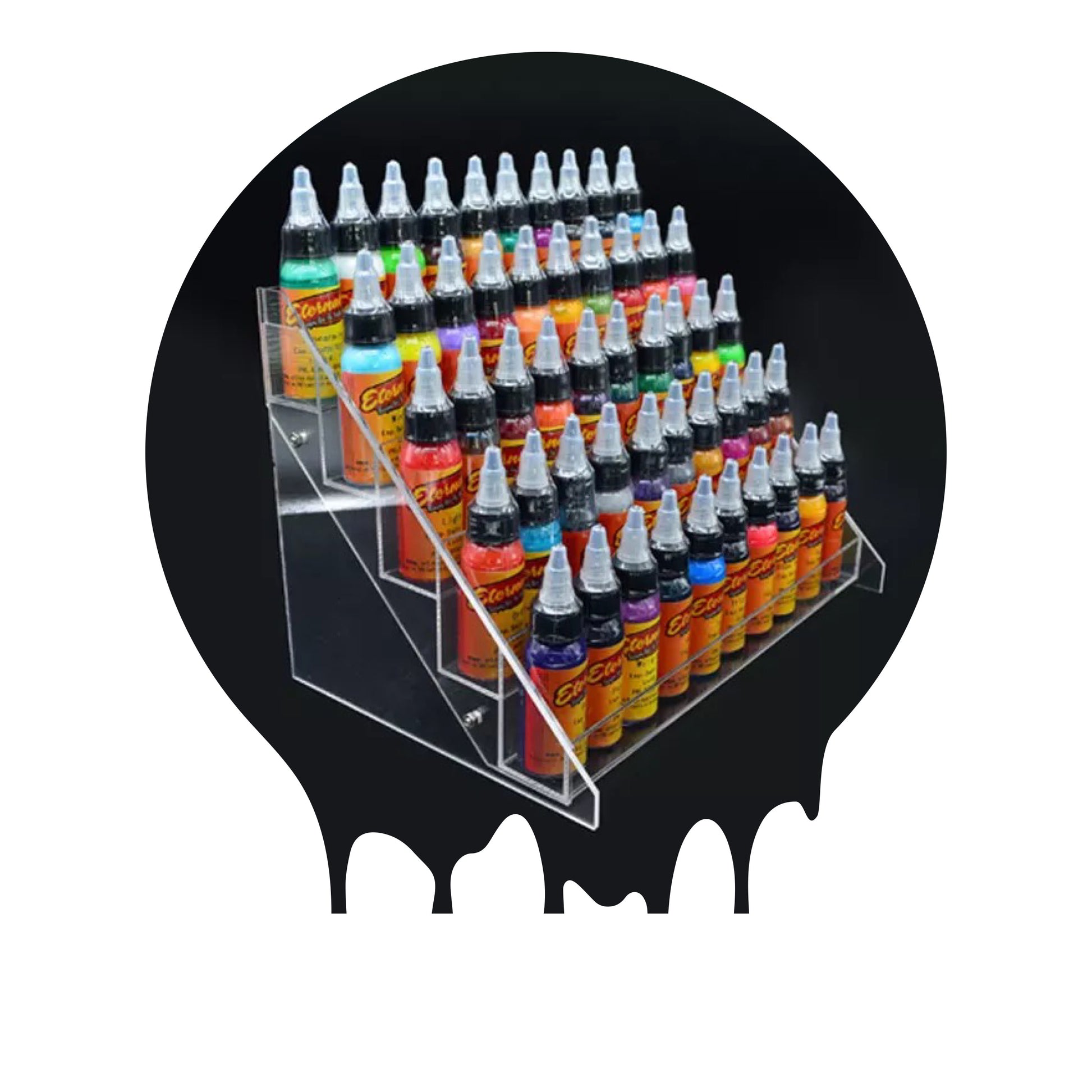 Tattoo Ink/Pigment Display Stand, 5-tier