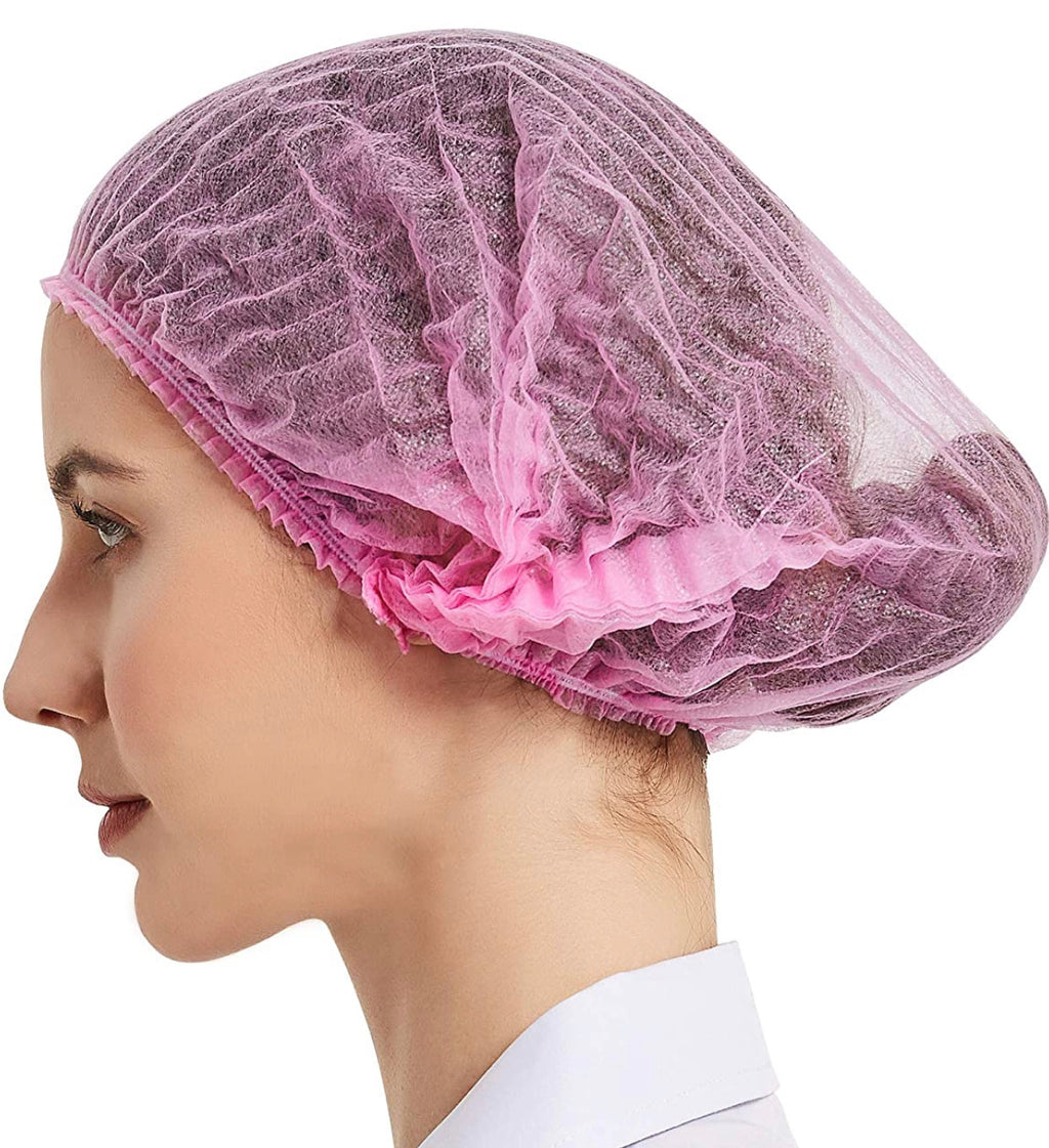 Pink Hair net disposable