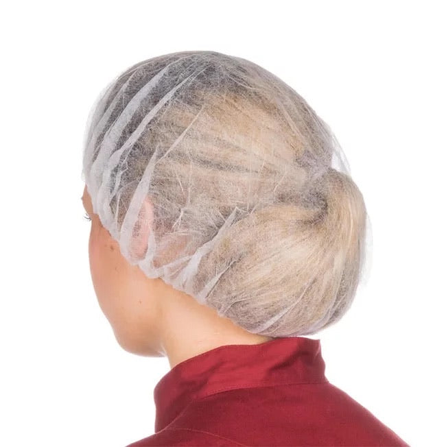 White hair net disposable