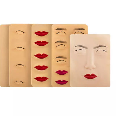 3D Eyebrow-liner-lip practice skin