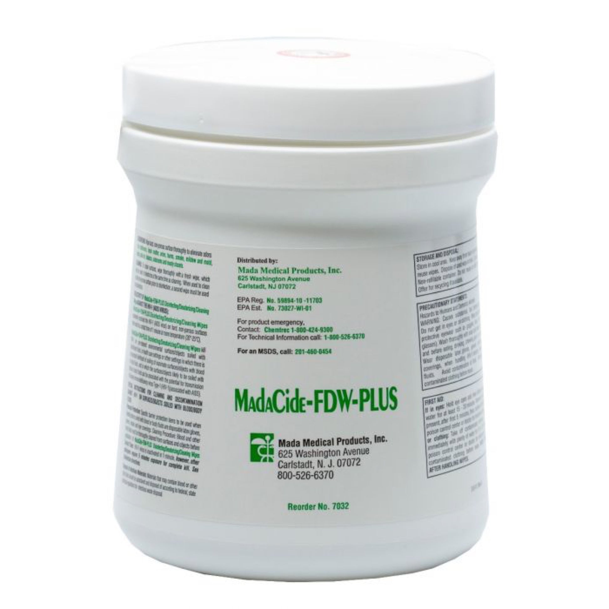 MadaCide FDW / Wipes Tub/160
