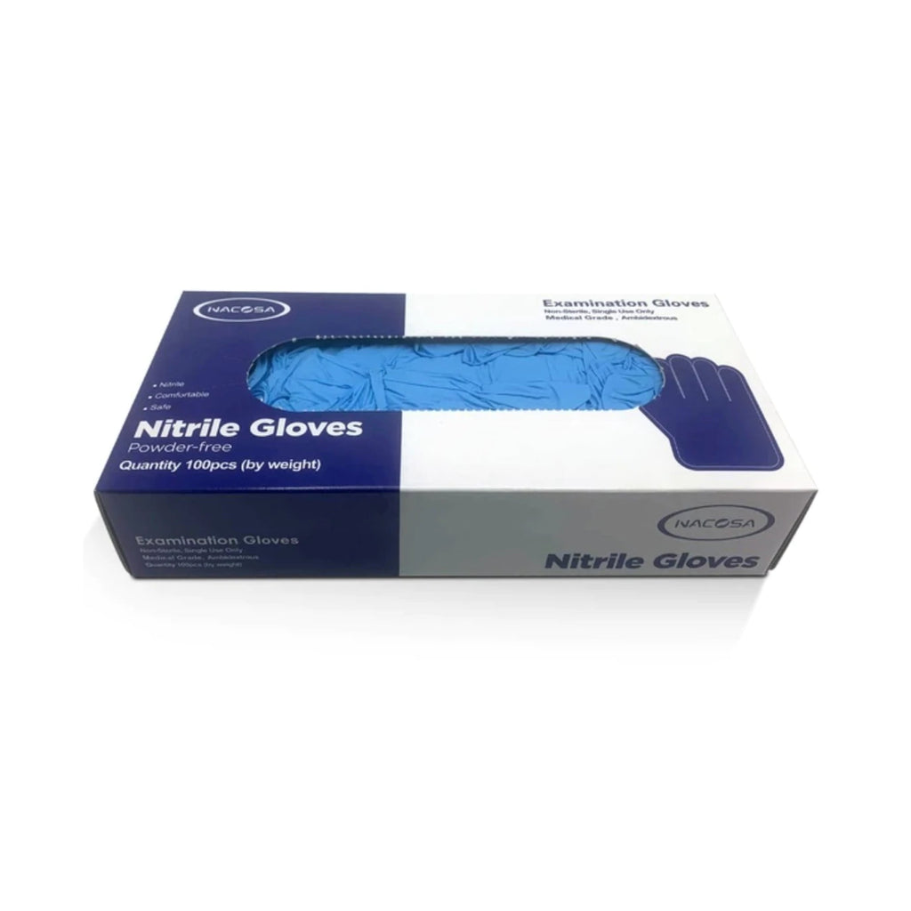 NACOSA Nitrile Medical Exam Gloves 4 mil Powder Free - Size SMALL