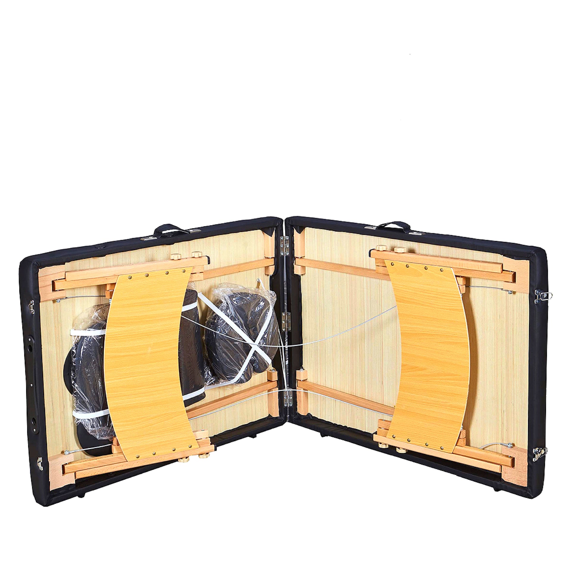 Portable Folding Massage Table with Carrying Case - Black